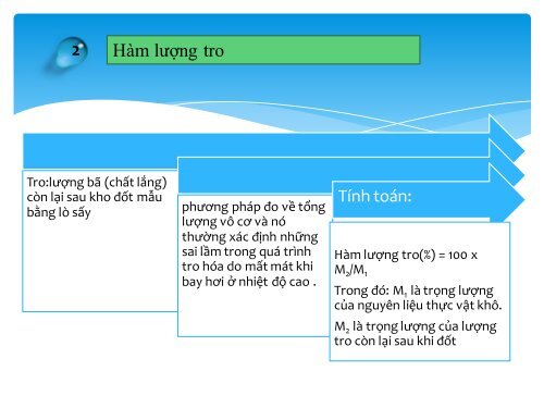 ĐỀ TÀI PHÂN TÍCH MẪU THỰC VẬT