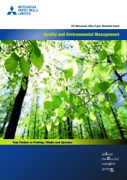 Our Quality and Environmental Management - Mitsubishi Paper