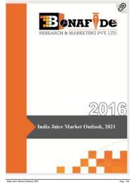 India Juice Market Outlook, 2021