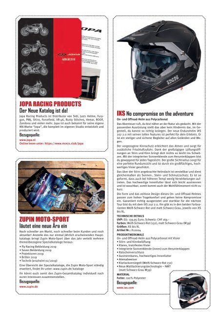 Motocross Enduro Ausgabe 01/2019