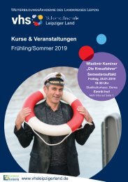 Kursprogramm VHS Leipziger Land Frühjar-Sommer 2019