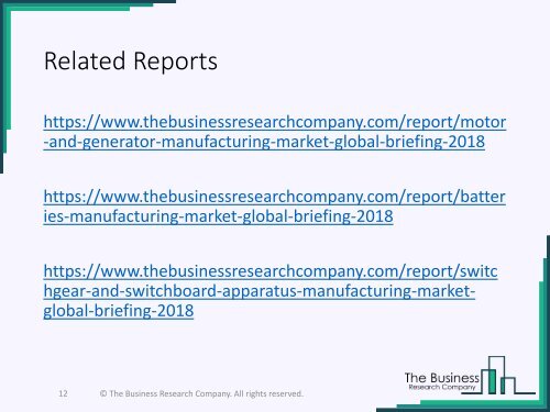 Electrical And Electronics Manufacturing Global Market Report 2018