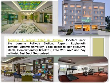 business & leasure hotel in jammu