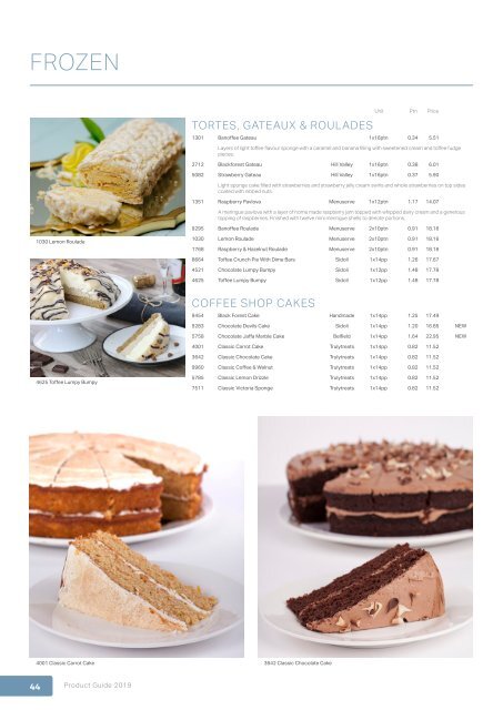 JMP Foodservice Product Guide 2019