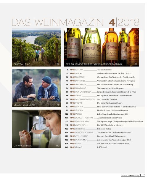 FINE Das Weinmagazin - 04/2018