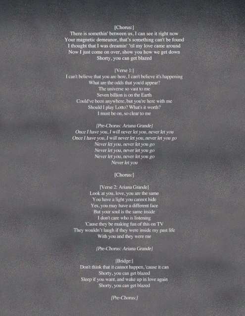 Sweetener - The Lyrics Magazine