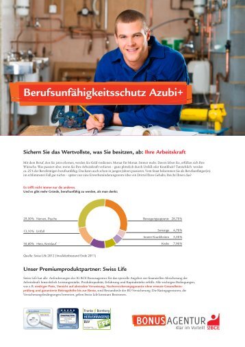 Berufsunfähigkeitsschutz Azubi+ Chemikant - IG BCE Bonusagentur