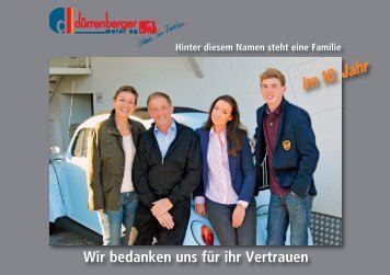 Hinter diesem Namen steht eine Familie - Dürrenberger Maler AG