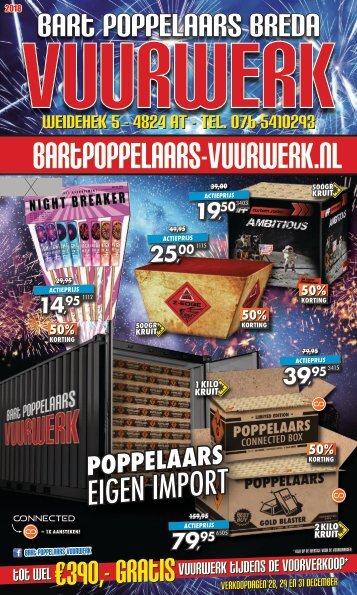 Bart Poppelaars Vuurwerk Folder 2018