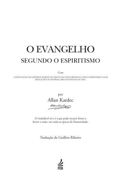 O Evangelho Segundo o Espiritismo