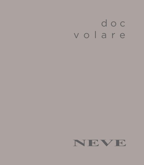 Neve Rubinetterie - Catálogo - Doc Volare