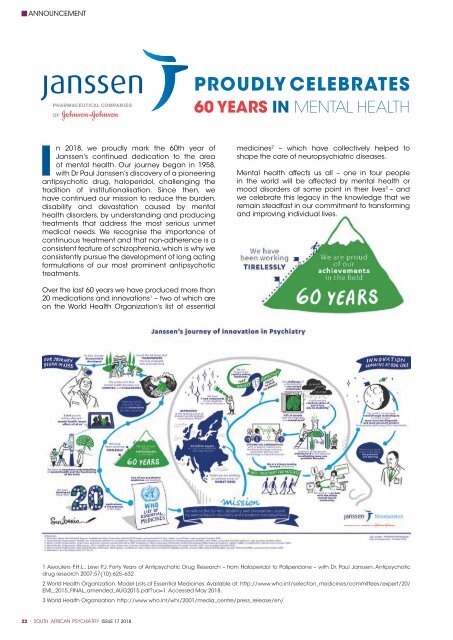 South African Psychiatry - November 2018