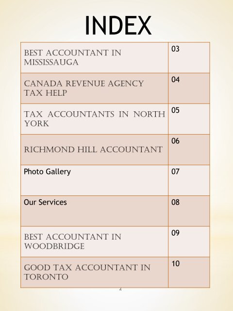 Tax Accountant In Mississauga