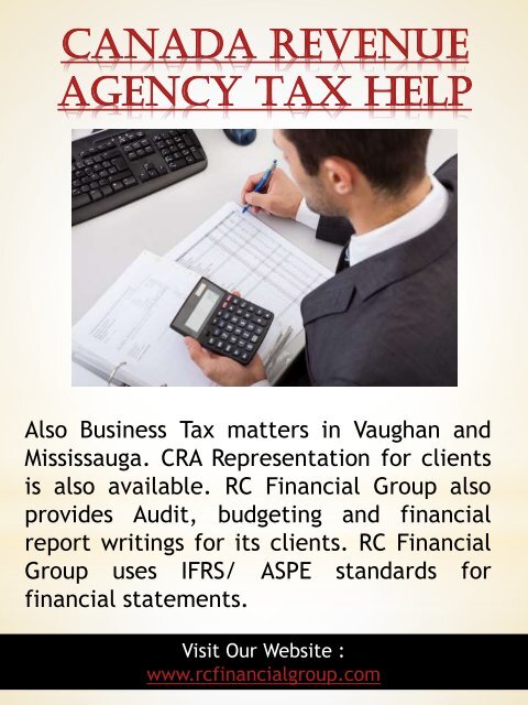 Tax Accountant In Mississauga