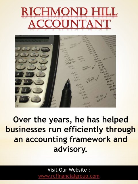 Tax Accountant In Mississauga