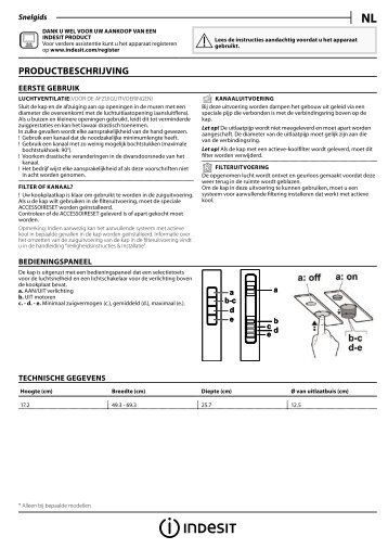 KitchenAid I CT 64LSS - I CT 64LSS NL (F155671) Setup and user guide