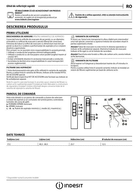 KitchenAid I CT 64LSS - I CT 64LSS RO (F155671) Setup and user guide