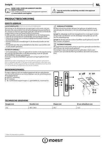 KitchenAid I CT 64LSS - I CT 64LSS NL (F155671) Setup and user guide