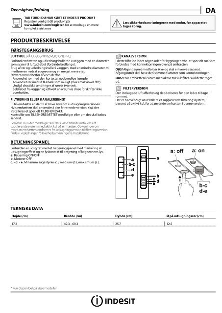 KitchenAid I CT 64LSS - I CT 64LSS DA (F155671) Setup and user guide
