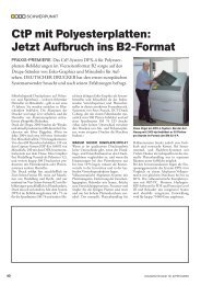 CtP mit Polyesterplatten: Jetzt Aufbruch ins B2 ... - Mitsubishi Paper