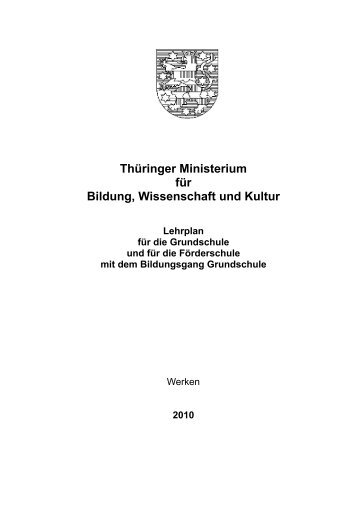 Thüringer Ministerium für Bildung, Wissenschaft und Kultur - Thillm