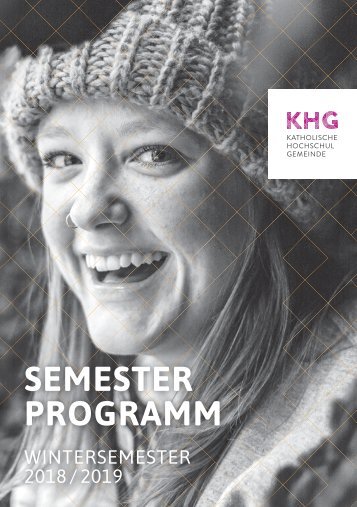 Semesterprogramm KHG Frankfurt - Wintersemester 2018-2019