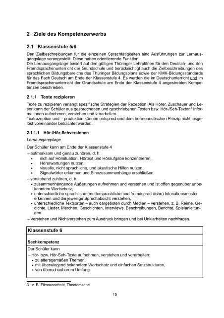 Thüringer Kultusministerium Lehrplan für das Gymnasium - Thillm