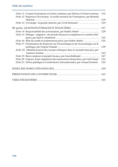 Les problèmes économiques et financiers (Œconomicae et pecuniariae quaestiones)