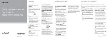 Sony VPCZ23K9E - VPCZ23K9E Guida alla risoluzione dei problemi Olandese