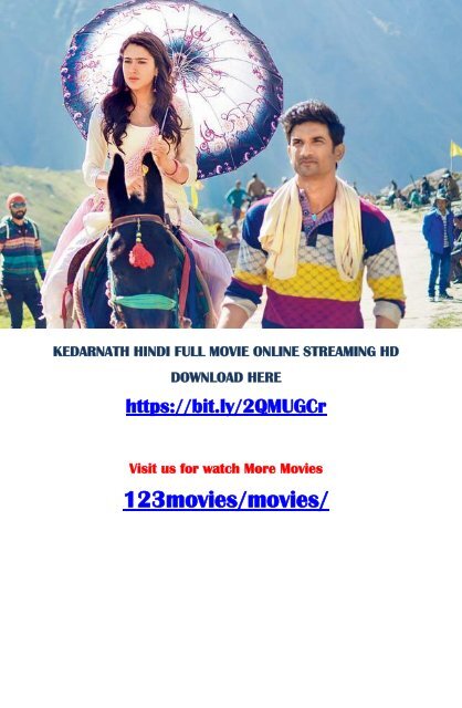 ~123moviesS~[*Kedarnath (2018).]] free movie |by RSVP Movies