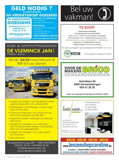 Editie Ninove 12 december 2019