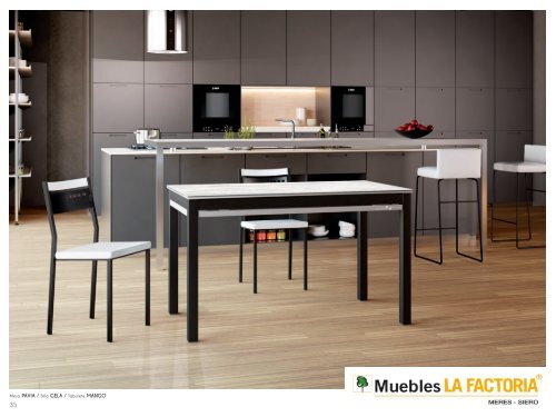 MESA Y SILLAS DE COCINA DE LA SERIE_PREMIUM