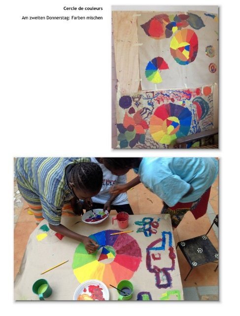 Atelier Yiriba for children in Daoudabougou Bamako/Mali 2015-2018 