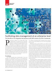 Facilitating data management at an enterprise level