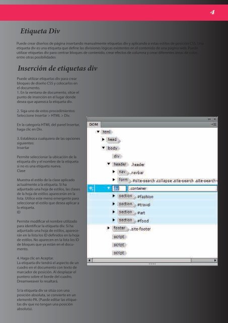 revista div css