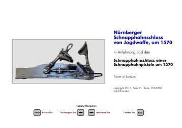 Nürnberger Schnapphahnschloss Um 1570 - Feuerwaffen.ch