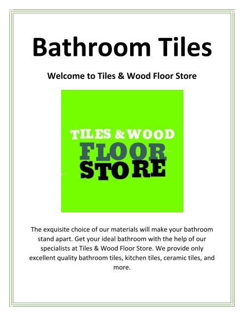 Best Bathroom Tiles - tileswoodfloorni