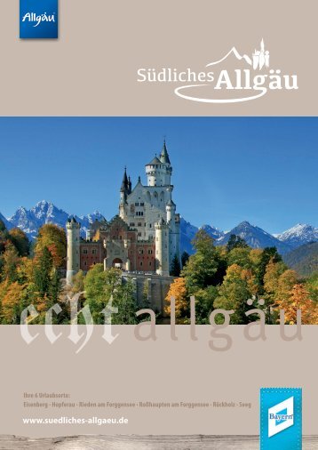 Gastgeberverzeichnis Südliches Allgäu 2019