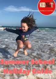 KIDsize Living Inner West Summer School Holiday 2018