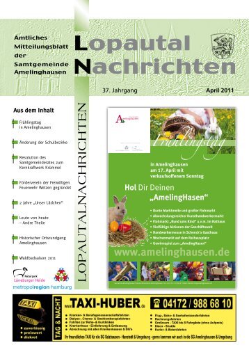 Lopautal Nachrichten 04/2011 - Amelinghausen