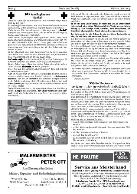 Lopautal Nachrichten 01/2010 - Amelinghausen