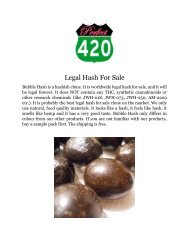 Legal Hash For Sale - Perfect420
