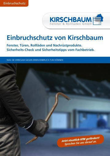 Einbruchschutz von Kirschbaum