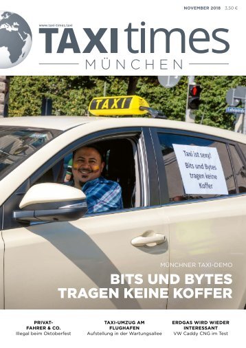 Taxi Times München -  November 2018