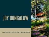 Joy Bungalow- The Best Koh Jum Island Resort to Visit