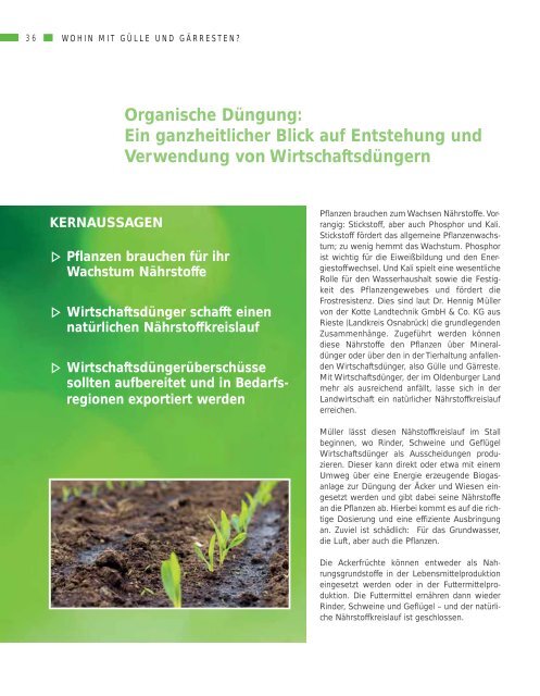 agrivizion - Dokumentation zur Dialogreihe - Agrar- und Ernährungsforum Oldenburger Münsterland e. V.