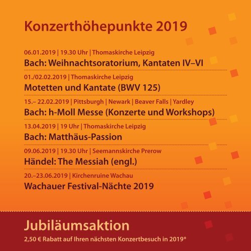 25 Jahre amici musicae, Chor & Orchester, Leipzig