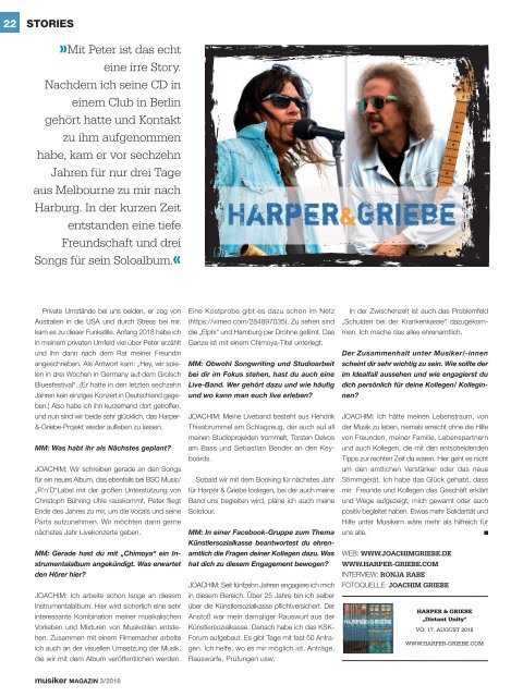 Musiker Magazin 3/2018