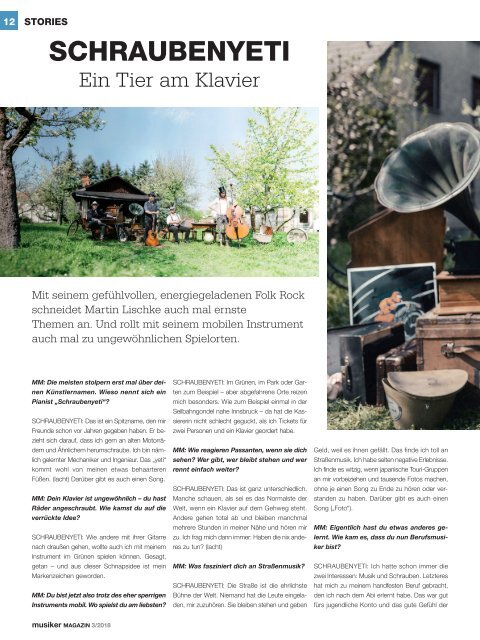 Musiker Magazin 3/2018