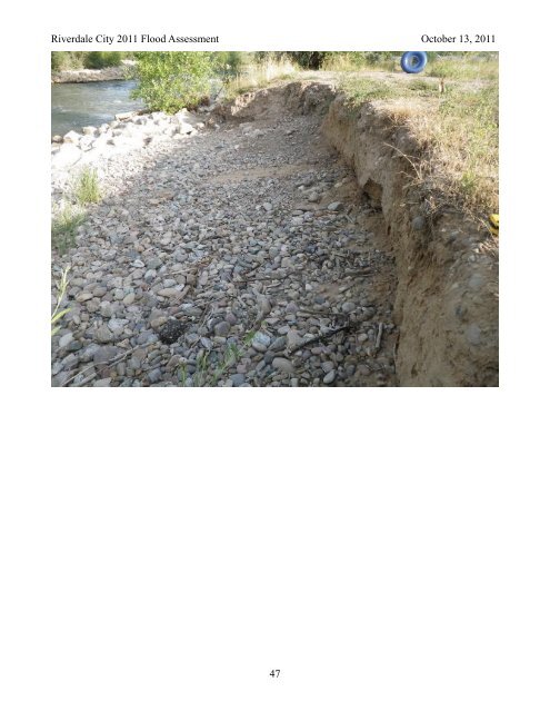 Weber River Flood Damage Assessment - Riverdale City